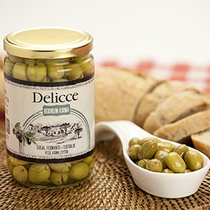 Delicce Bodrum Kırma Yeşil Zeytin 660gr - 24TL
