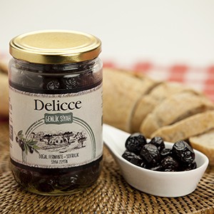 Delicce Gemlik Siyah Zeytin 450gr - 24TL